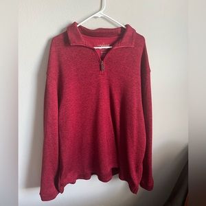 Haggar quarter zip long sleeve light sweater